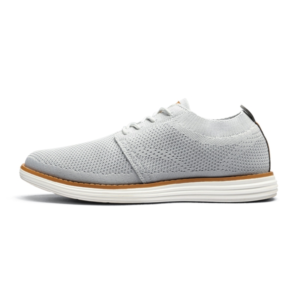 [KnitFlex Breeze] Men's Knitted Oxford Sneaker Shoes - GREY - 2
